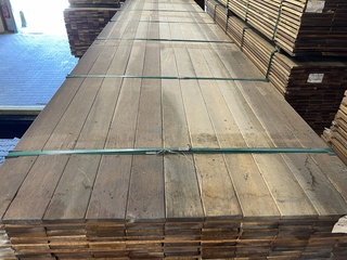 Ca. 71x Guyana Ipé planken geschaafd, 16x90mm, lengte 200cm